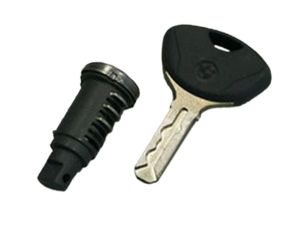 BMW lock set with two keys for topcase (28/49 litres)