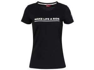BMW Faz da Vida uma T-shirt de passeio mulheres (preto)