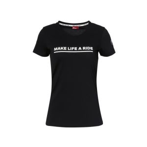 BMW Make Life a Ride T-Shirt Damen (schwarz)