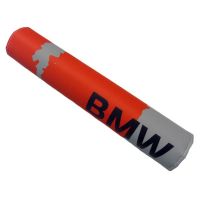 BMW styrpuff (röd/grå)