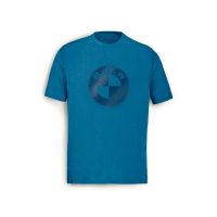 Homens de T-Shirt com o logotipo da BMW (azul)
